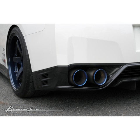 Kansai Service R Titan Dual Cat-Back Exhaust - Nissan GTR R35