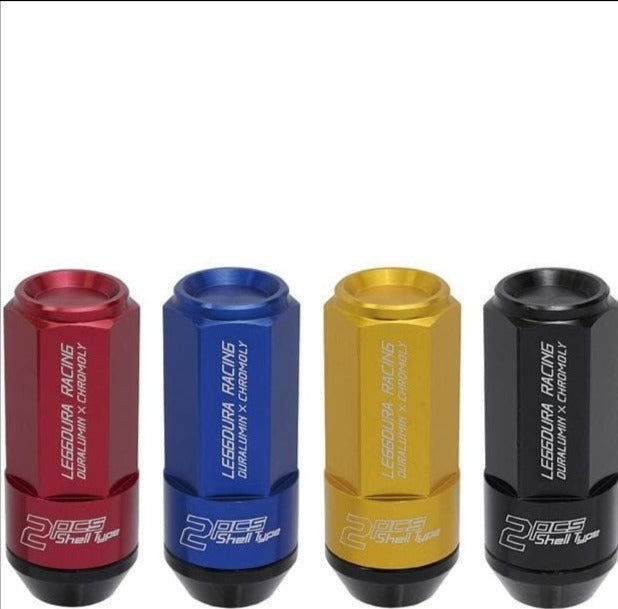 Kics Leggdura Racing 2-Piece 53mm Lugnuts and Locks –