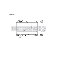 Koyo Hyper Core Aluminum Radiator for Honda S2000