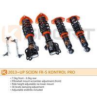 KSport Kontrol Pro Coilover System - Scion FR-S & Subaru BRZ