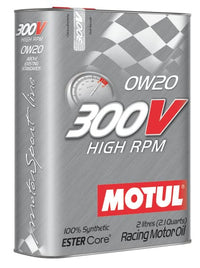 Motul 2L Synthetic-ester Racing Oil 300V HIGH RPM 0W20