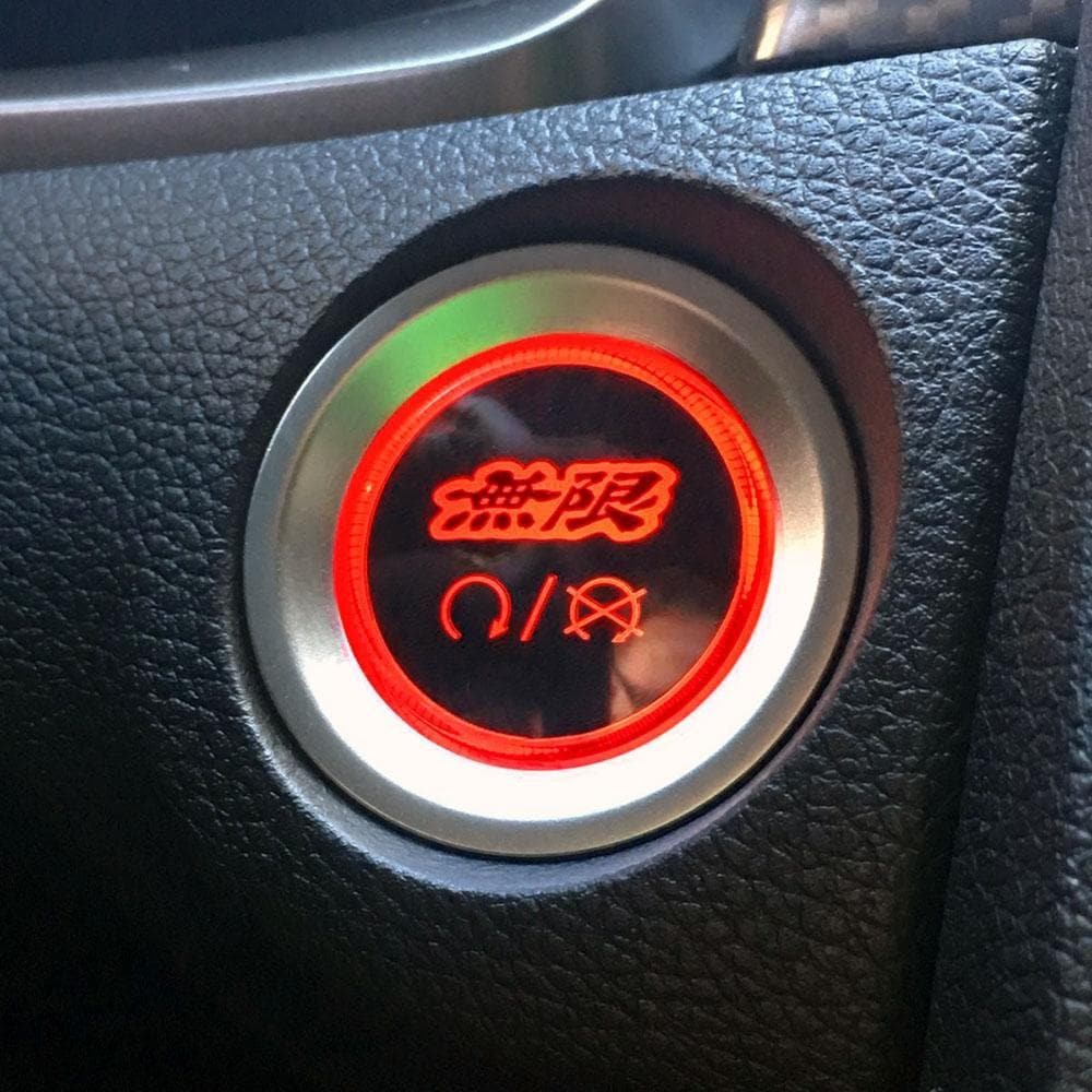 Mugen Power Push Start Button for 2017+ Honda Civic Type R (08P48-XG8-K0S0-S)