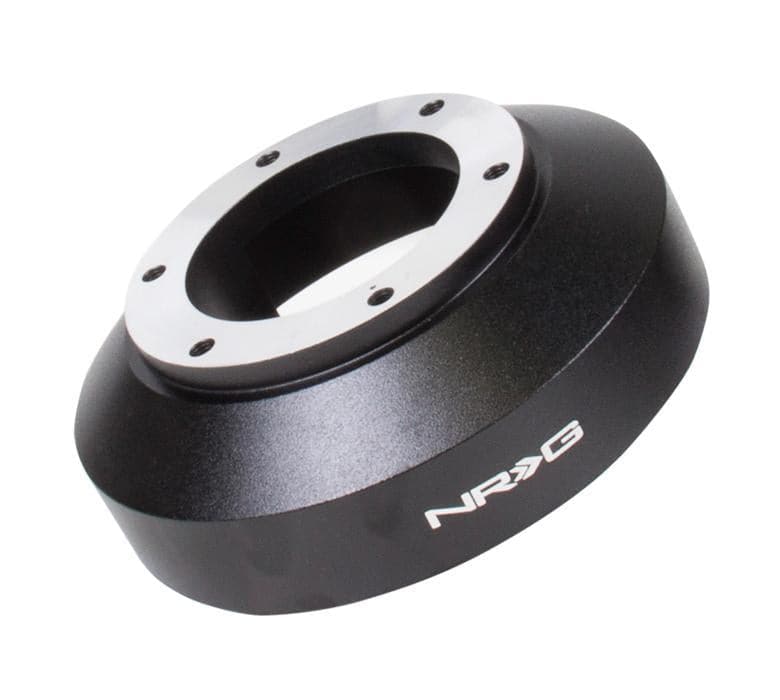 NRG Innovations NRG-SRK-145H Racing Style Steering Wheel Quick Release Short Hub Adapter, 6 X 70mm Bolt Pattern, Black Body NRG Innovations NRG-SRK-145H Racing Style Steering Wheel Quick Release Short Hub Adapter, 6 X 70mm Bolt Pattern, Black Body
