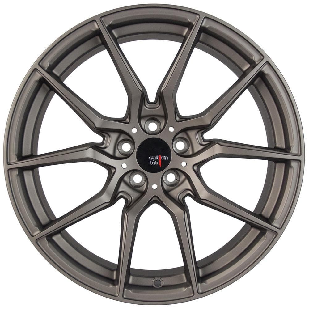 Option Lab R716 Gray Option Lab Grey R716 18x9.5 +35 5x114.3 17+ SI | KamiSpeed.com