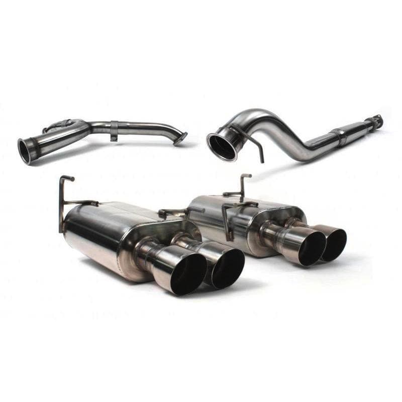 Perrin Catback Quad Tip Resonated Exhaust for 20112018 WRX & STi Sedan