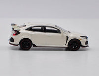 Honda Civic Type R (FK8) 1:64 Diecast Model Car in White (LHD)