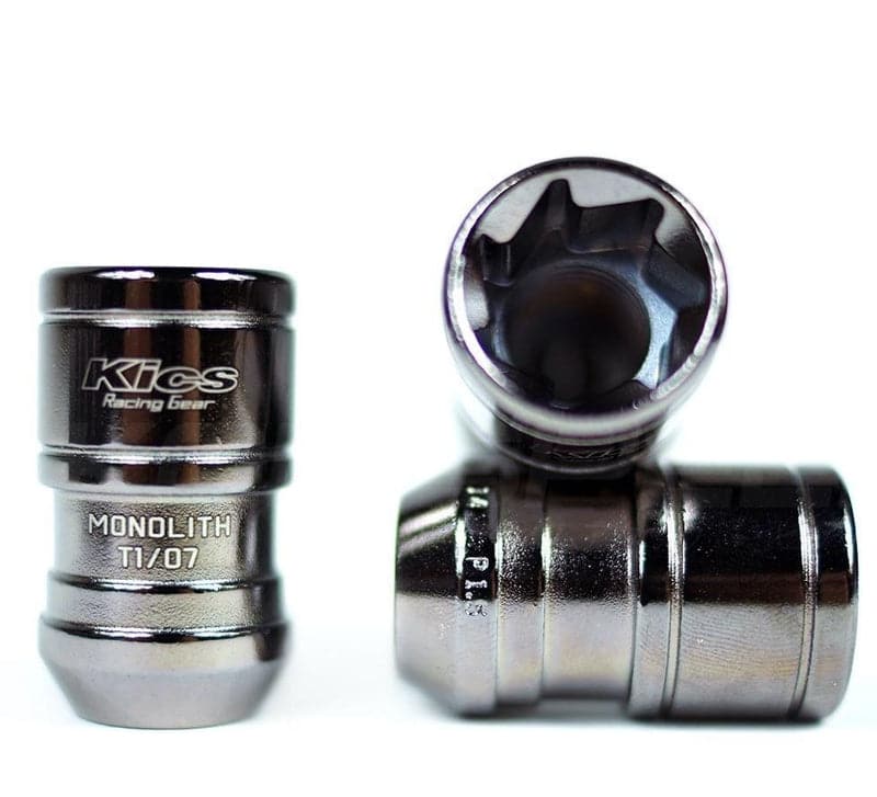 Project Kics Tacoma/4Runner T1/06 Glorious Black Monolith 24pc Lugnut Set