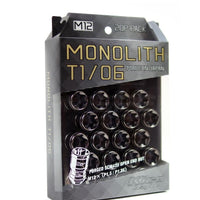 Project Kics Monolith T1/06 Lug Set Glorius Black 12x1.50 (WMN01GK)