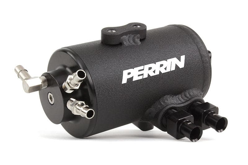 Perrin 02-21 Subaru WRX/STI / 05-09 LGT/OBXT Black Air Oil Seperator