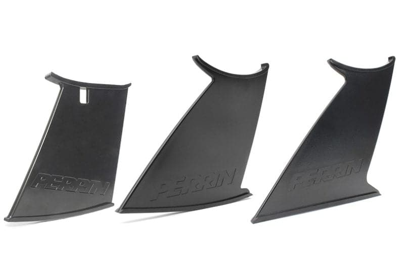 Perrin 04+ Subaru STi Black Plastic Wing Support