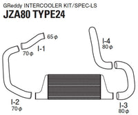 GReddy 93-08 Toyota Supra JZA80 LS Spec Intercooler Kit