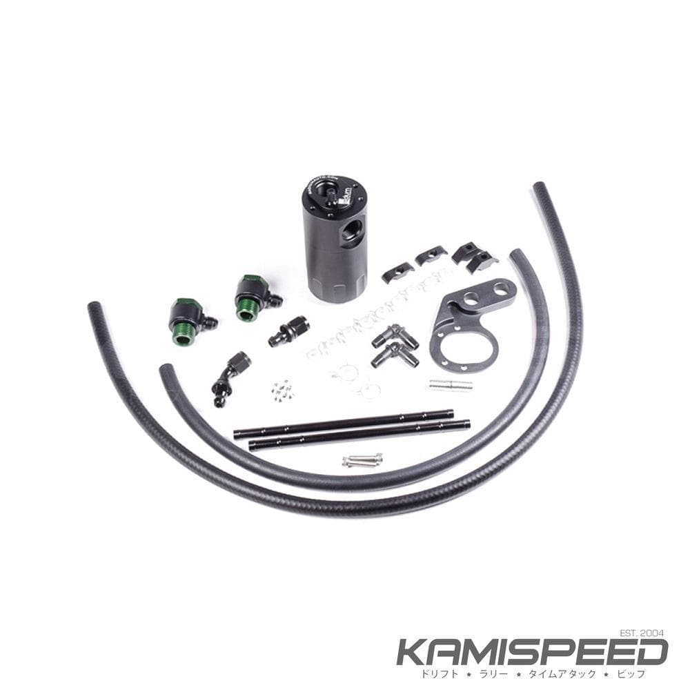 The Radium CCV Catch Can Kit for the 2017+ Honda Civic Type R
