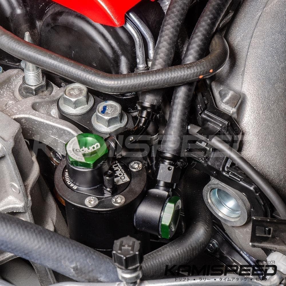 The Radium CCV Catch Can Kit for the 2017+ Honda Civic Type R