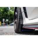 Rally Armor Black Mud Flaps Blue Logo for 2017+ Honda Civic Type R (MF47-UR-BLK/RD)