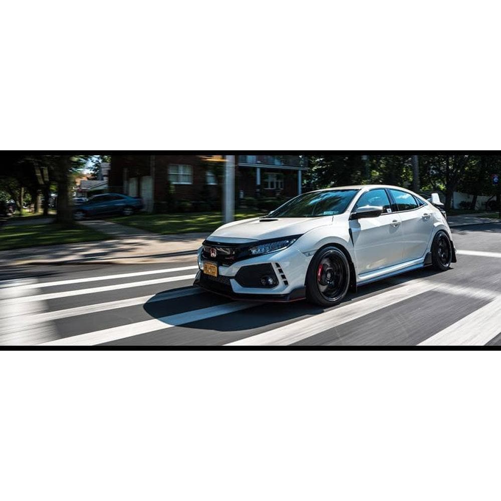 Rally Armor Black Mud Flaps Red Logo for 2017+ Honda Civic Type R (MF47-UR-BLK/RD)