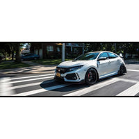 Rally Armor Black Mud Flaps Red Logo for 2017+ Honda Civic Type R (MF47-UR-BLK/RD)