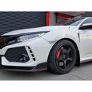 Rally Armor Black Mud Flaps Red Logo for 2017+ Honda Civic Type R (MF47-UR-BLK/RD)