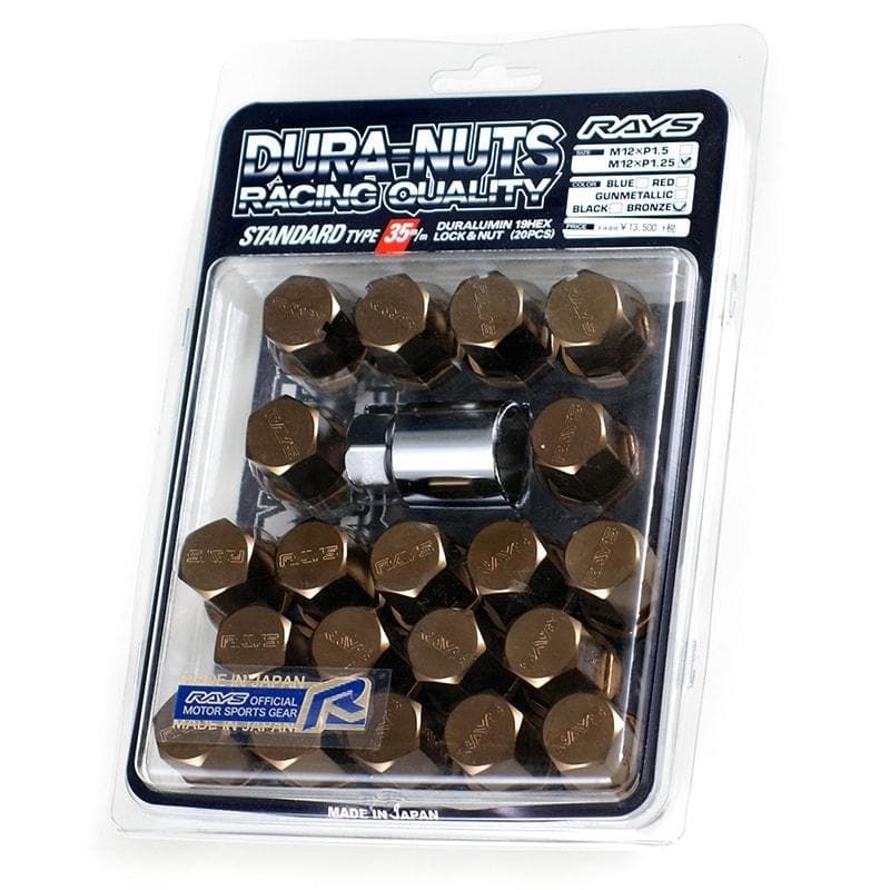 Rays Standard 35MM Dura-Nut Bronze Lug Nuts in 12x1.25