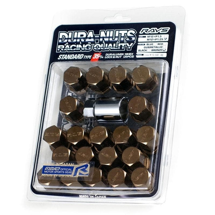Rays 35MM DuraNut Bronze Lug Nuts in 12x1.25