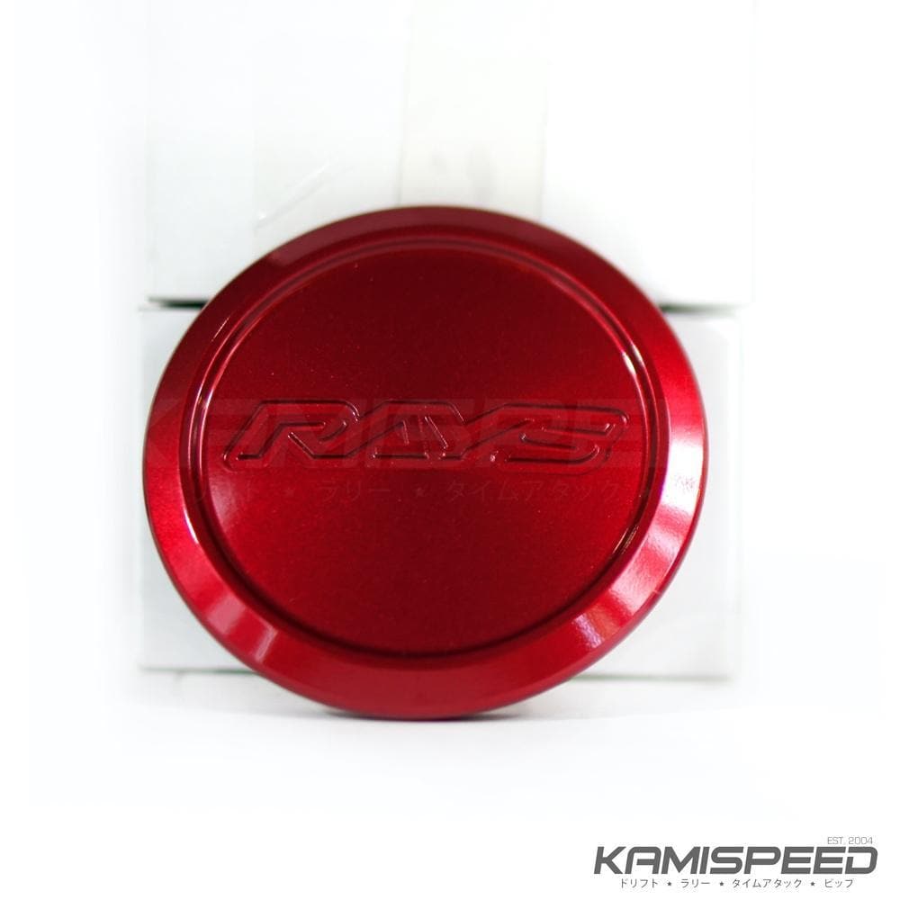 Rays ZE40 & TE37 ULTRA Center Cap - Low Type Hyper Red