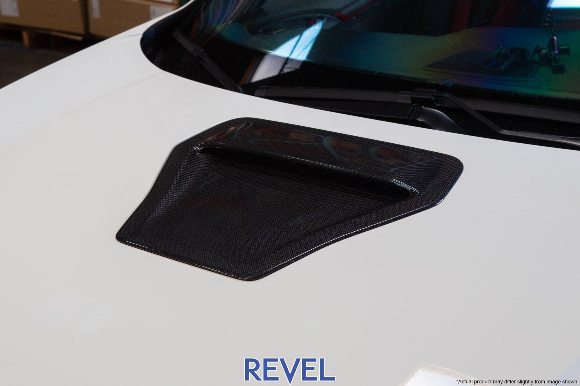 Revel GT Dry Carbon Hood Scoop Cover | 2017+ Honda Civic Type R (1TR4GT0AH10)