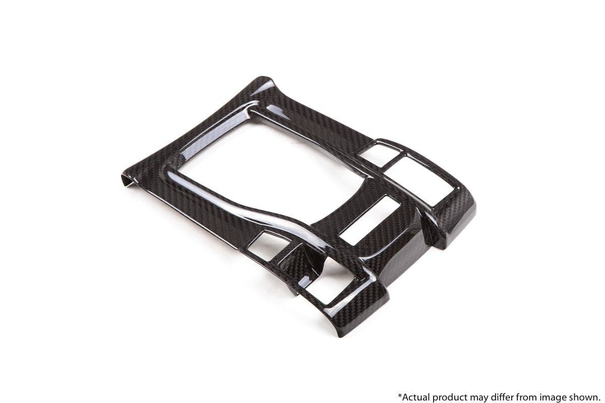 Revel GT Dry Carbon Shifter Panel Cover | 2017+ Honda Civic Type R (1TR4GT0AH01)
