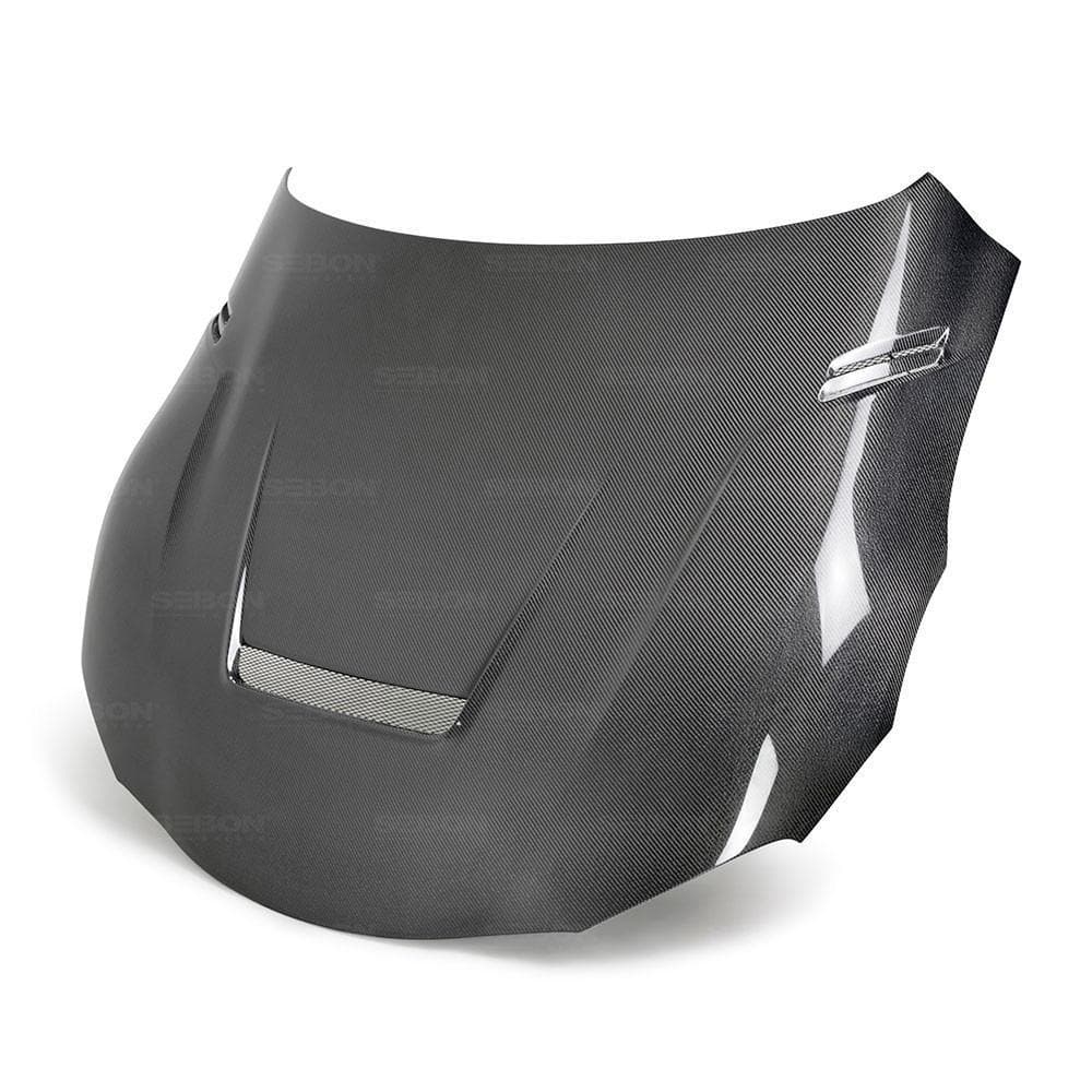 Capó de fibra de carbono de doble cara estilo VS Seibon 2020 Toyota Supra A90 (seiHD20TYSUP-VS-DS)