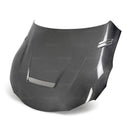 Capó de fibra de carbono de doble cara estilo VS Seibon 2020 Toyota Supra A90 (seiHD20TYSUP-VS-DS)