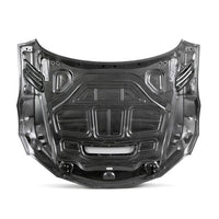 Capó de fibra de carbono de doble cara estilo VS Seibon 2020 Toyota Supra A90 (seiHD20TYSUP-VS-DS)