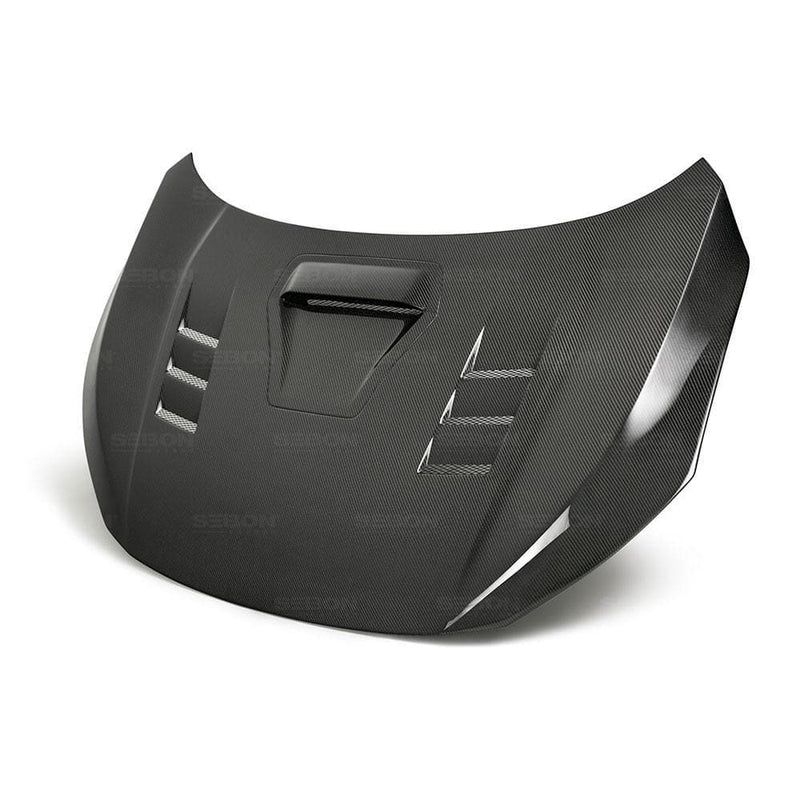 Seibon TS Carbon Fiber Hood - 2017+ Honda Civic Type R