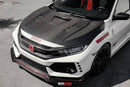 Seibon TS Carbon Fiber Hood - 2017+ Honda Civic Type R