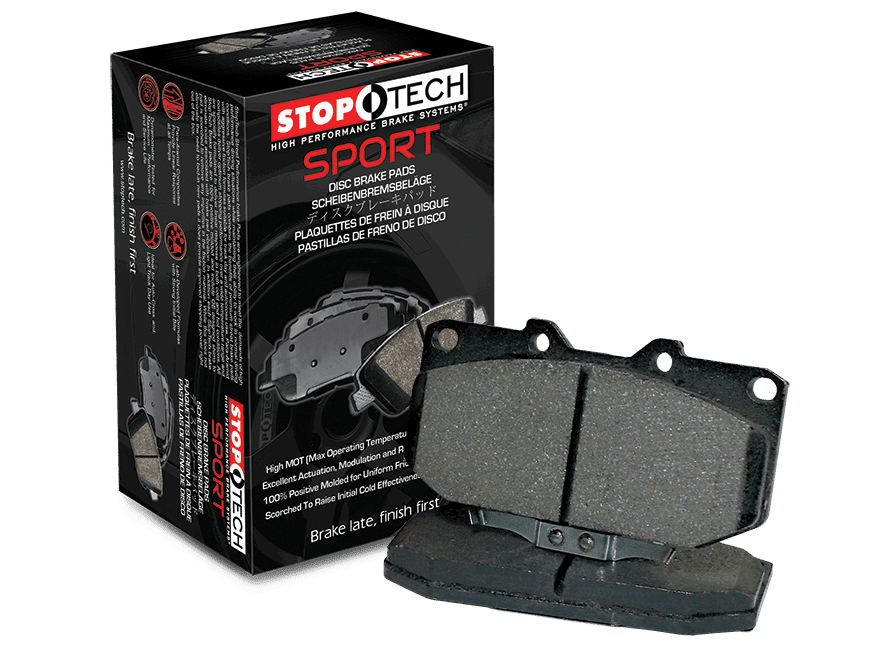 Stoptech Sport Front Brake Pads - 17+ Civic Type R FK8, 04+ STi, & 03+ Evo