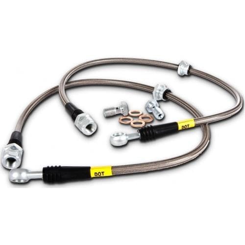 StopTech Stainless Steel Rear Brake Lines - 2008-2013 STI & 2013+ FR-S & BRZ