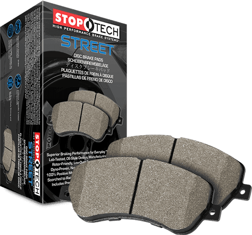 Stoptech Street Front Brake Pads - 17+ Civic Type R FK8, 04+ STi, & 03+ Evo