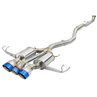 Takeda Burnt Blue Tip Cat-Back Exhaust by aFe Power for 2017+ Honda Civic Type R