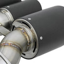 Takeda CF Tip Cat-Back Exhaust by aFe Power for 2017+ Honda Civic Type R