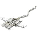 Takeda Polished Cat-Back Exhaust by aFe Power for 2017+ Honda Civic Type R