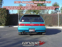 Tanabe Medalion Touring Cat-Back Civic Hatchback 88-91 60mm