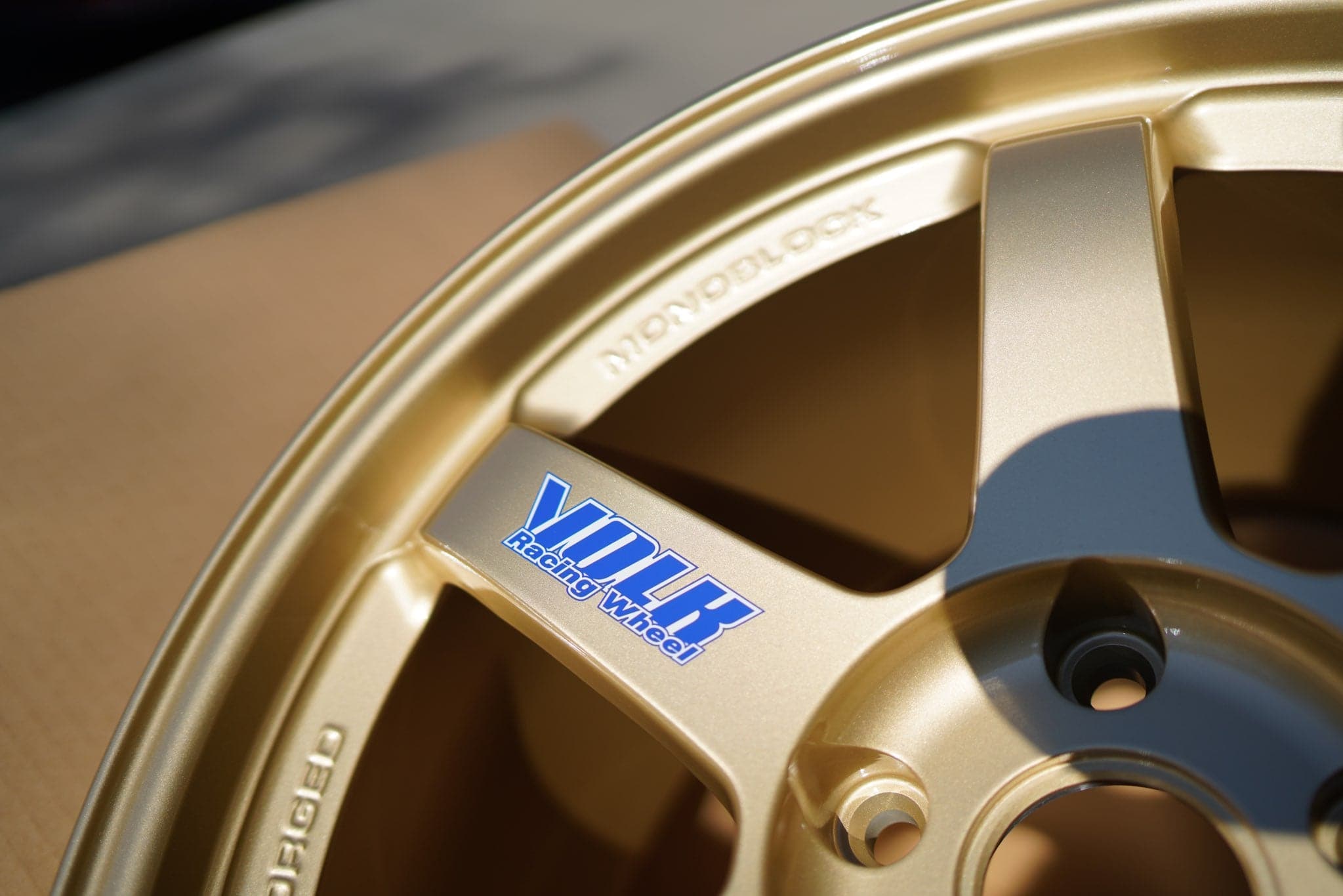 Volk Racing TE37 OG Wheel in 18x10" +41 5x120 in Gold for Civic Type R