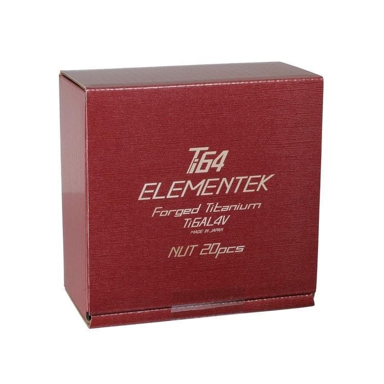 Ti64 Elementek Titanium Lug Nut Set for Blue 12 x 1.50 application