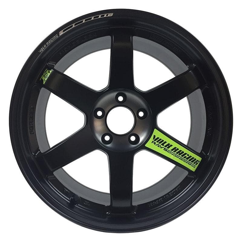 Volk Racing TE37 SL Black Edition II in 18x9.5 +21 5x114.3 and Pressed Black REDOT