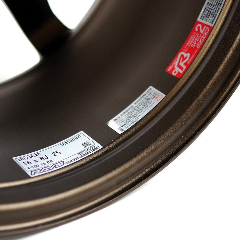 Volk Racing TE37 Sonic 15x7 35 4x100 Bronze | KamiSpeed.com