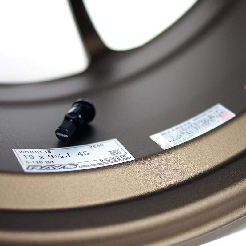 Volk ZE40 19x9.5 +45 5x120 Bronze Type R FK8 | KamiSpeed.com