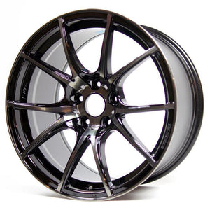 Rueda WedsSport SA-10R 18x9.5 +45 5x100 en rueda Zebra Black (ZBB)