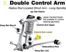 Whiteline Front Caster Correction Control Arm Lower Inner Bushing - Civic 96-00 & CR-V 95-01