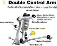 Whiteline Front Caster Correction Control Arm Lower Inner Bushing - Civic 96-00 & CR-V 95-01