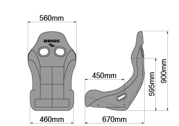 Bride Zieg IV FRP Bucket Seat in Red *FIA Approved*