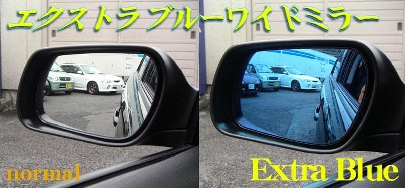 ZOOM Engineering Blue Side View Mirrors - Evolution 10